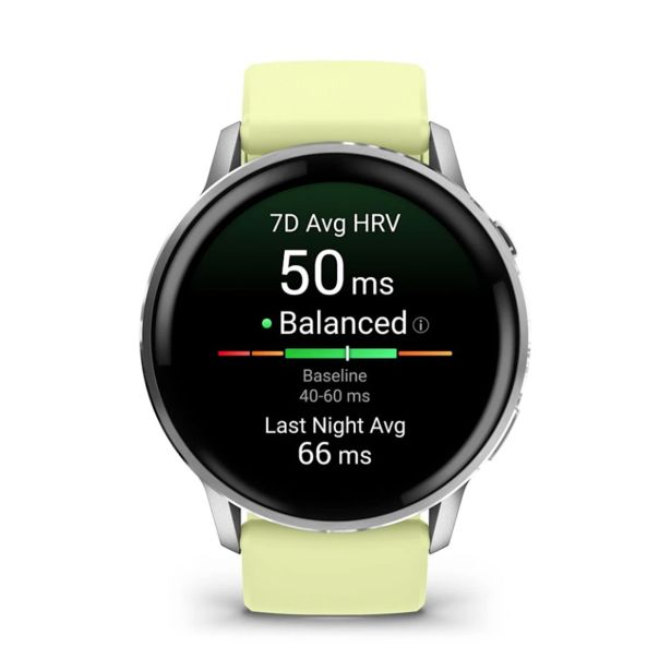 PAMETNA URA GARMIN VENU 4 (45MM), GRAY W/ SILVER + CITRON