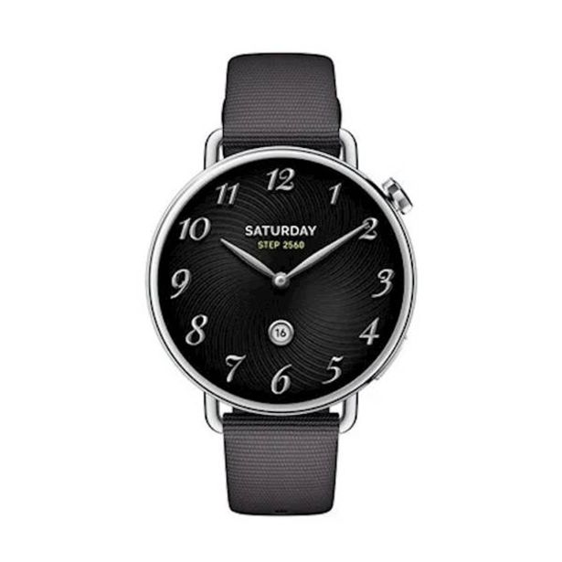 PAMETNA URA XIAOMI WATCH S4 41 MM S PASOM IZ KAVČUKA, ČRNA