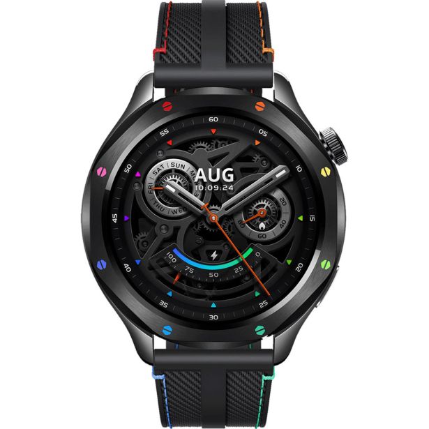 PAMETNA URA XIAOMI WATCH S4 ČRNO-MAVRIČNA
