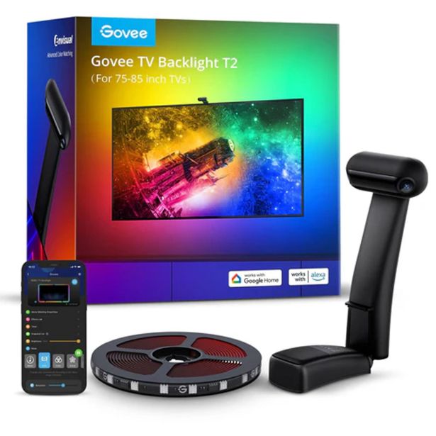 PAMETNI LED TRAK GOVEE ENVISUAL TV OSVETLITEV OZADJA 2 KAMERI