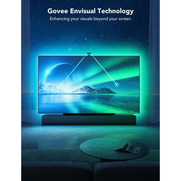 PAMETNI LED TRAK GOVEE ENVISUAL TV OSVETLITEV OZADJA 2 KAMERI