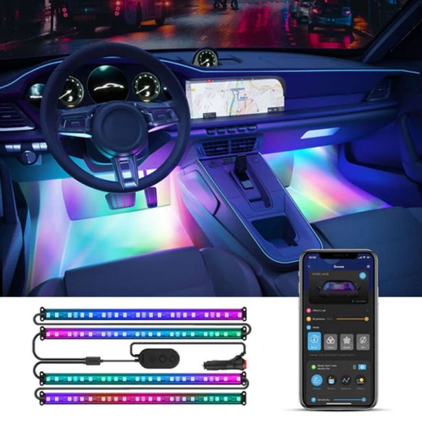 PAMETNI LED TRAK GOVEE RGBIC NOTRANJA AVTO OSVETLITEV