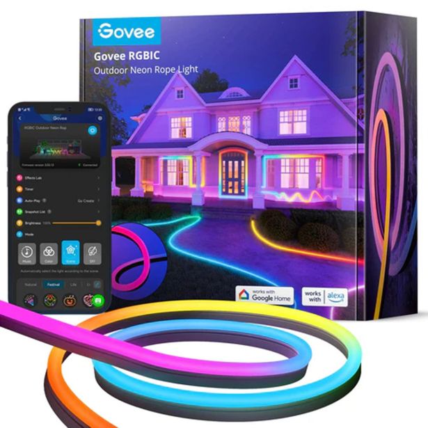 PAMETNI LED TRAK GOVEE RGBIC ZUNANJI NEON 10M