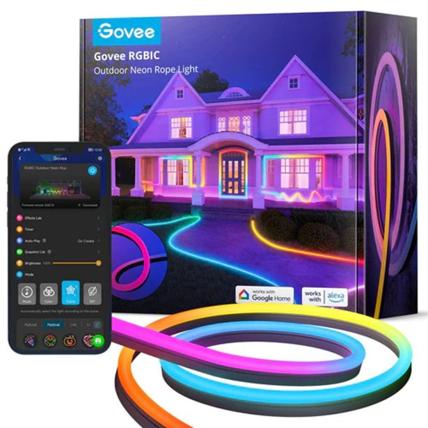 PAMETNI LED TRAK GOVEE RGBIC ZUNANJI NEON 10M