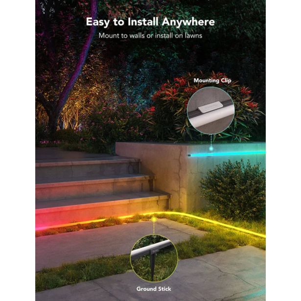 PAMETNI LED TRAK GOVEE RGBIC ZUNANJI NEON 10M