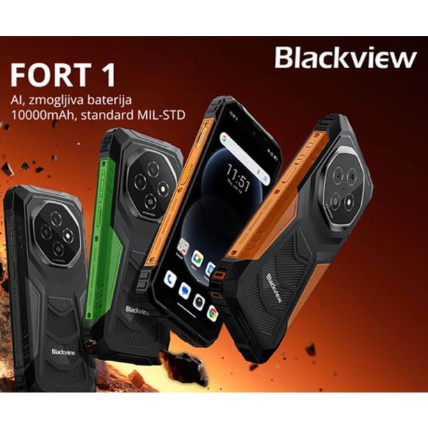 PAMETNI MOBILNI TELEFON BLACKVIEW FORT 1 ROBUSTNI TELEFON