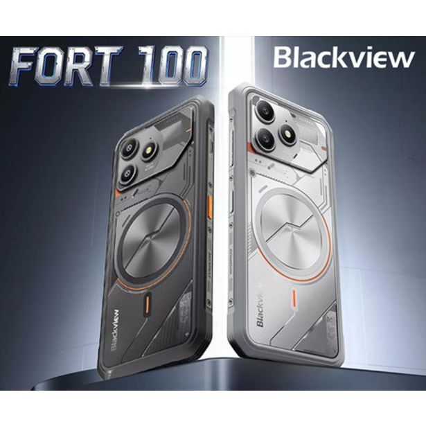 PAMETNI MOBILNI TELEFON BLACKVIEW FORT 100 COSMIC BLACK ROBUSTNI TELEFON