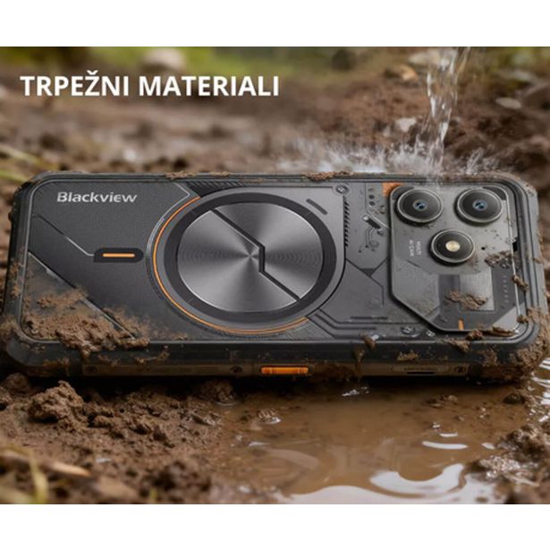 PAMETNI MOBILNI TELEFON BLACKVIEW FORT 100 COSMIC BLACK ROBUSTNI TELEFON