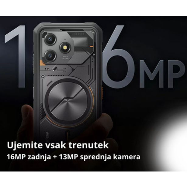 PAMETNI MOBILNI TELEFON BLACKVIEW FORT 100 COSMIC BLACK ROBUSTNI TELEFON