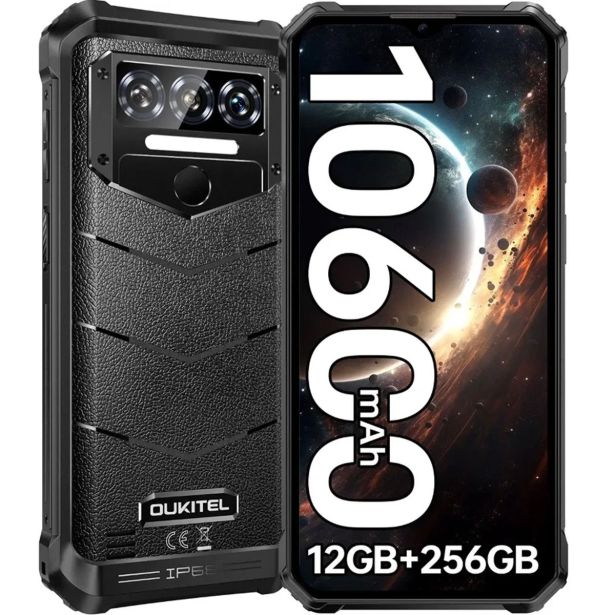 PAMETNI MOBILNI TELEFON OUKITEL WP38 12/256 GB ČRNA