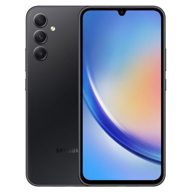 PAMETNI MOBILNI TELEFON SAMSUNG A34 5G 128GB ČRNA DODATNA POLNILNA BATERIJA