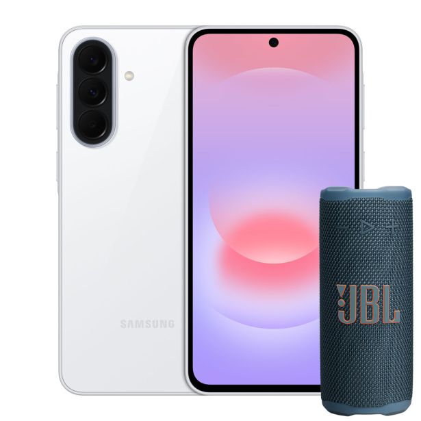 PAMETNI MOBILNI TELEFON SAMSUNG GALAXY A37 128GB BELA + JBL GRIP BL