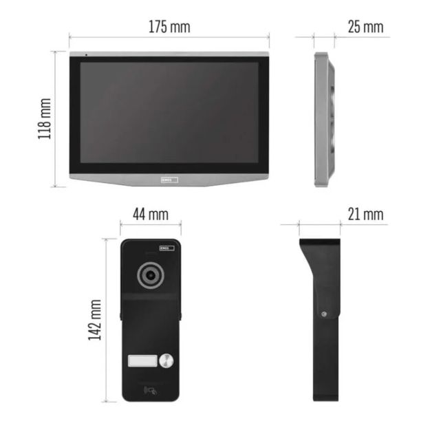 PAMETNI VIDEO DOMOFON EMOS GOSMART SET 7 IP-750A, WIFI