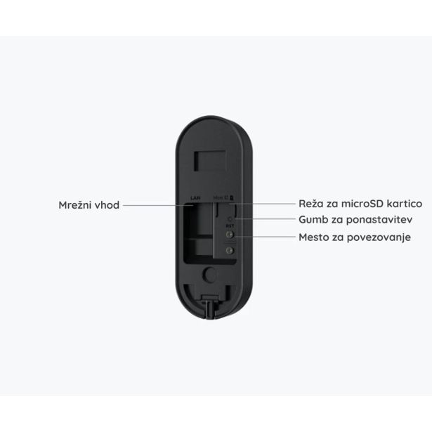 PAMETNI VIDEO DOMOFON REOLINK DOORBELL D340P ČRNA