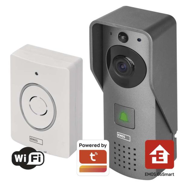 PAMETNI VIDEO DOMOFON EMOS VIDEO ZVONEC WIFI IP-09C