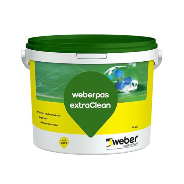 FASADNI OMET WEBER SAINT GOBAIN PAS EXTRACLEAN OMET 1.5MM 25 KG. OSNOVNI