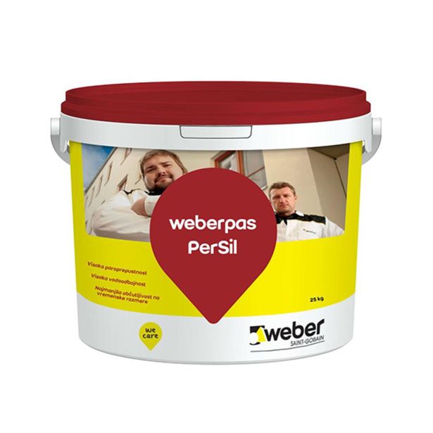 FASADNI OMET WEBER SAINT GOBAIN PAS PERSIL OMET 1.5 MM 25 KG. A TONI
