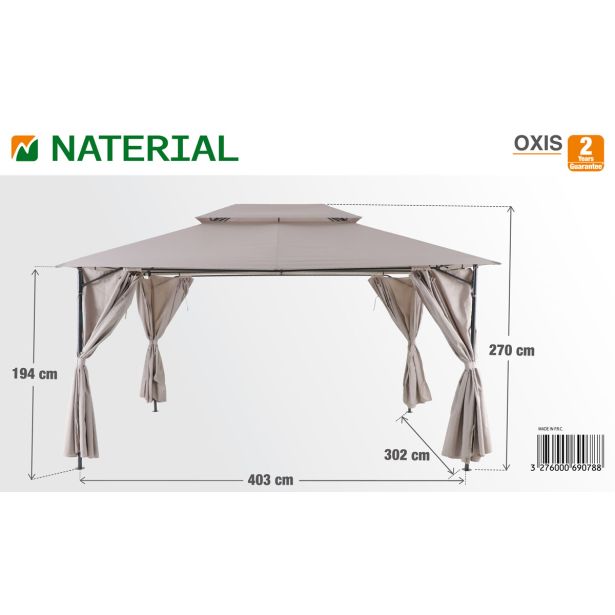 PAVILJON NATERIAL OXIS 300X400 RJAVA