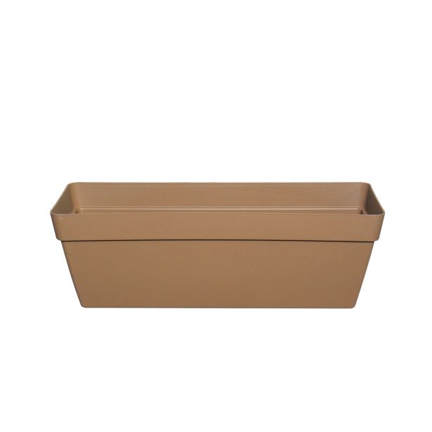 PE KORITO Z VODNO REZERVO BLUMAX MELROSE 50CM MOCCA