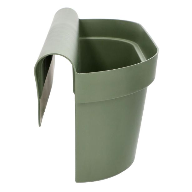 PE KORITO Z VODNO REZERVO BLUMAX MELROSE ESPRIT 50X20X20 MOSS GREEN