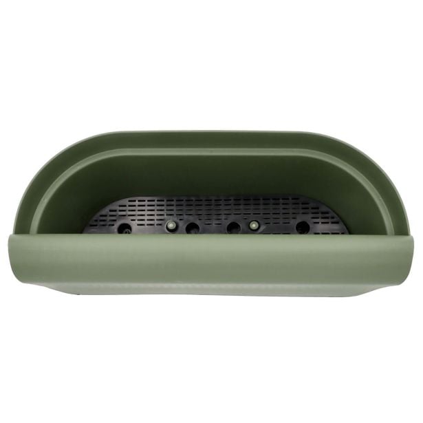 PE KORITO Z VODNO REZERVO BLUMAX MELROSE ESPRIT 50X20X20 MOSS GREEN