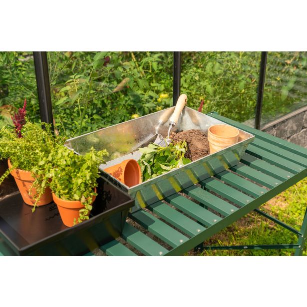 PE SADILNI LONEC VITAVIA LONČEK ZA RASTLINE POCINKAN, ALUMINIJ