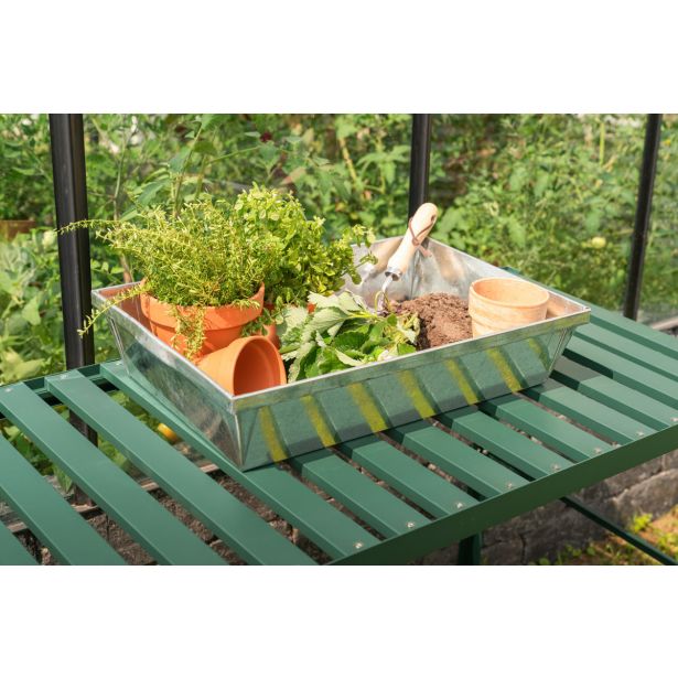 PE SADILNI LONEC VITAVIA LONČEK ZA RASTLINE POCINKAN, ALUMINIJ