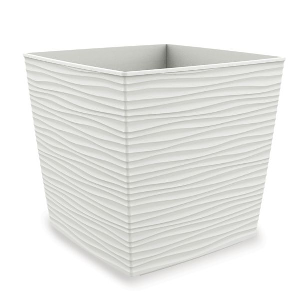 PE ZUNANJI LONEC BLUMAX AURORA CUBE 30X30X29H BELA
