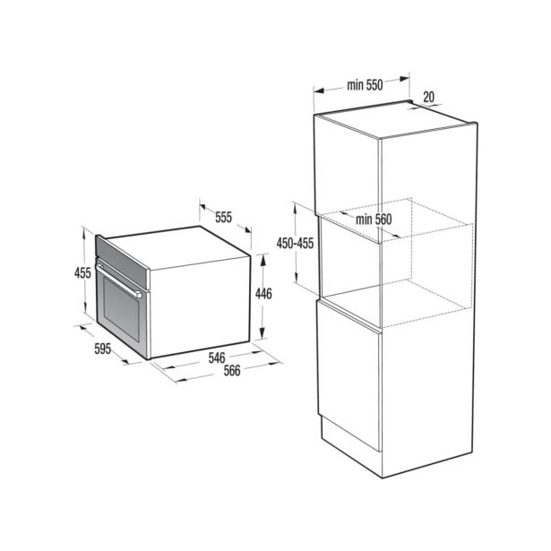 PEČICA Z MIKROVALOVI,PARO GORENJE BCMS598S19BG