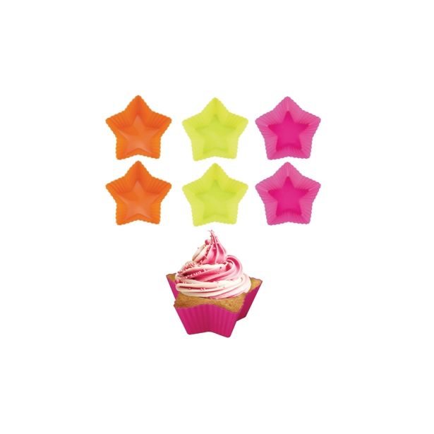 PEKAČ / MODEL ZA PEKO BLAUMANN ZA 6 MUFFINOV ZVEZDICA 7X7X3 CM