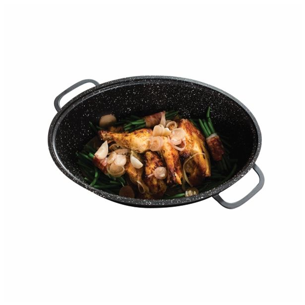 PEKAČ ELO 34X22 CM INDUCTO Z AROMAT POKROVOM