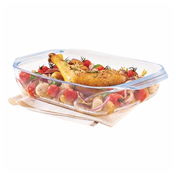 PEKAČ PYREX 31X20 CM BREZ POKROVA OPTIMUM