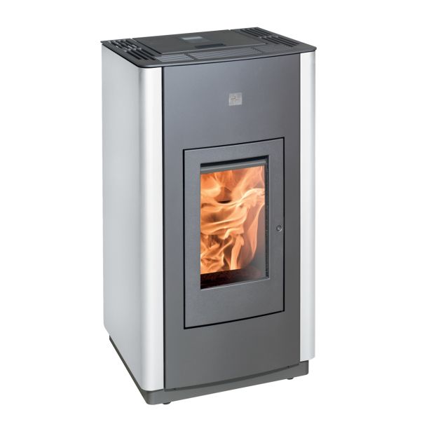 PELETNA PEČ HAAS+SOHN PELLETTO IV 419.08 BISERNO ANTRACIT/BELA