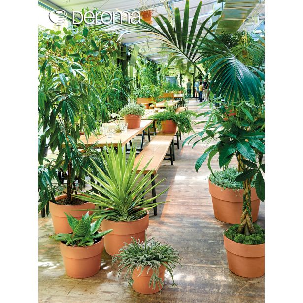 GLINENI ZUNANJI LONEC DEROMA CACHEPOT PERFETTO TERRACOTTA 24 CM