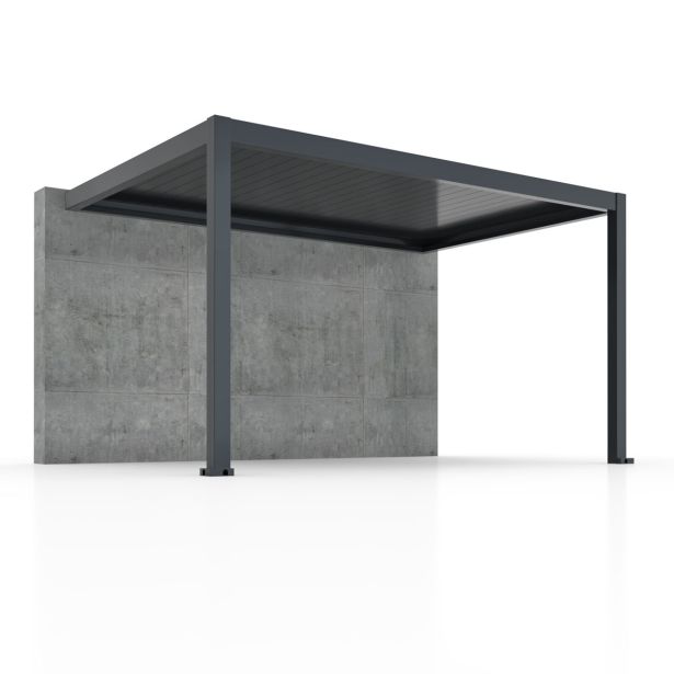 PERGOLA BELLANO BIOKLIMATSKA MOTORIZIRANA 4X3 M -PRITRJENA V STENO