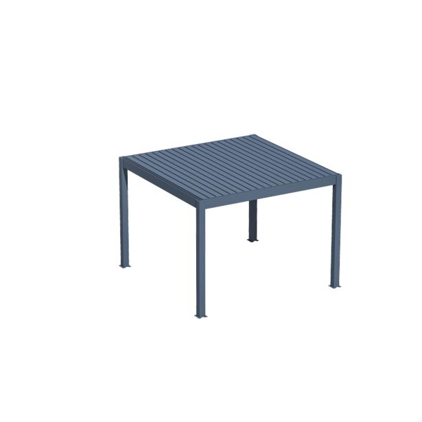 BIOKLIMATSKA PERGOLA MS VISCOM 3.03 X 3.03 M TEMNO SIVA