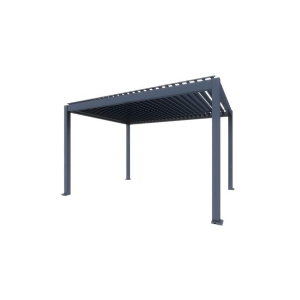 BIOKLIMATSKA PERGOLA MS VISCOM 4.03 X 3.03 M TEMNO SIVA