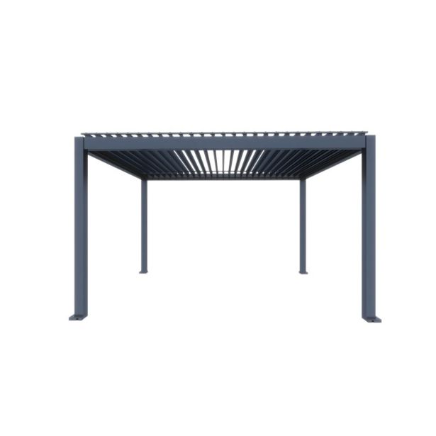 BIOKLIMATSKA PERGOLA MS VISCOM 4.03 X 3.03 M TEMNO SIVA