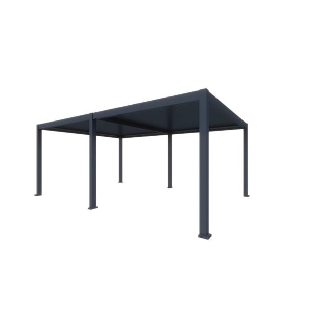 BIOKLIMATSKA PERGOLA MS VISCOM 5.85 X 3.03 M TEMNO SIVA