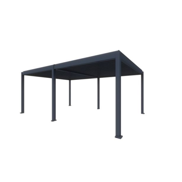 BIOKLIMATSKA PERGOLA MS VISCOM 5.85 X 3.03 M TEMNO SIVA