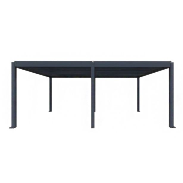 BIOKLIMATSKA PERGOLA MS VISCOM 5.85 X 4.03 M TEMNO SIVA