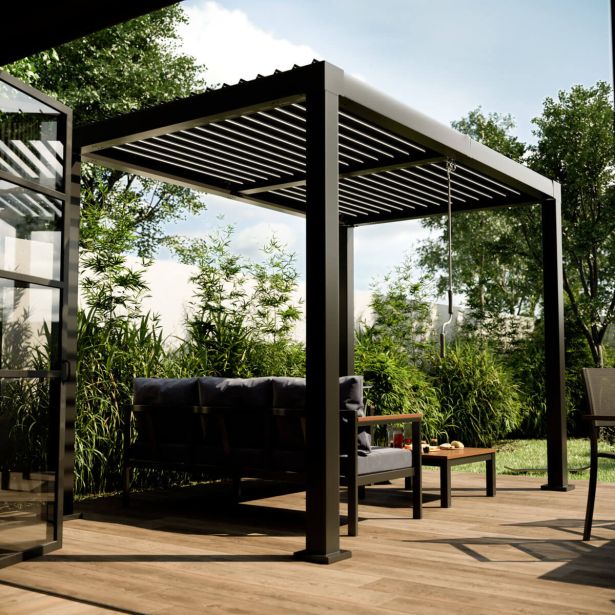 PERGOLA NATERIAL CLIMA ORIGIN BIOCLIMATIC ALU 313X198 TEMNO SIVA