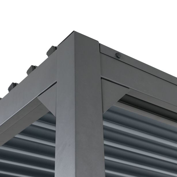 PERGOLA TART BIOCLI. 300X300 ALU TEMNO SIVA