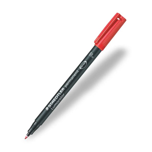 PERMANENTNI FLOMASTER STAEDTLER 318 RDEČ F 0.6MM