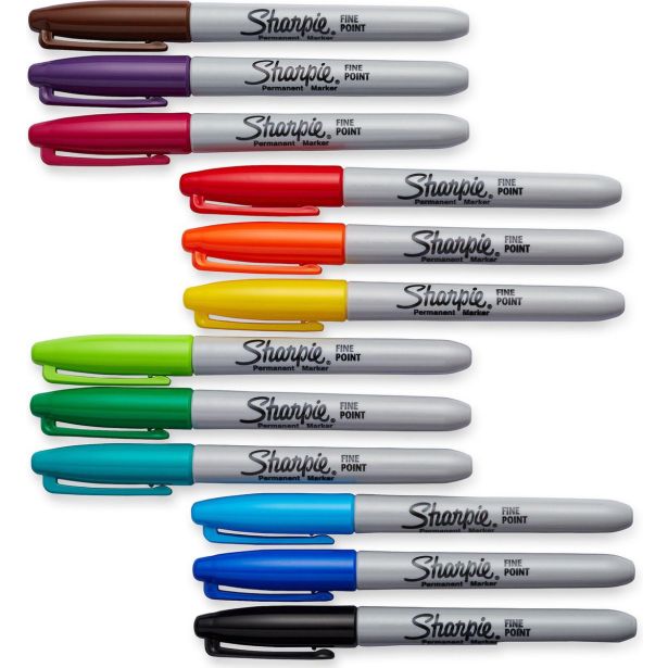 PERMANENTNI MARKERJI SHARPIE FINE 12/1 + 2 GRATIS