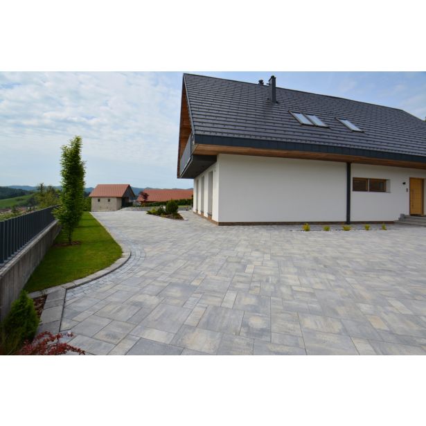 BETONSKI TLAKOVEC OBLAK GROUP PERUGIA MIX 115 ČRN, PEŠČEN, BEL