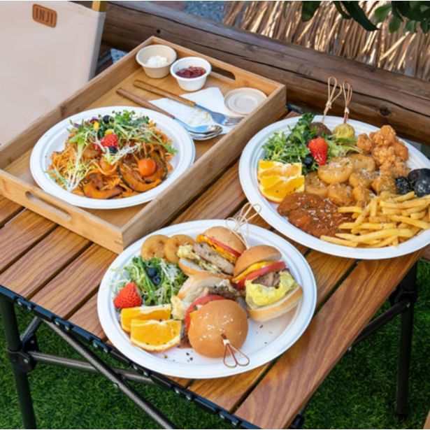 PIKNIK PROGRAM KROŽNIK IZ SLADKORNEGA TRSA 26CM 50/1