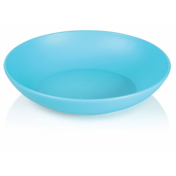 PIKNIK PROGRAM UCSAN PLASTIK KROŽNIK GLOBOKI 18.3 CM MODRE BARVE