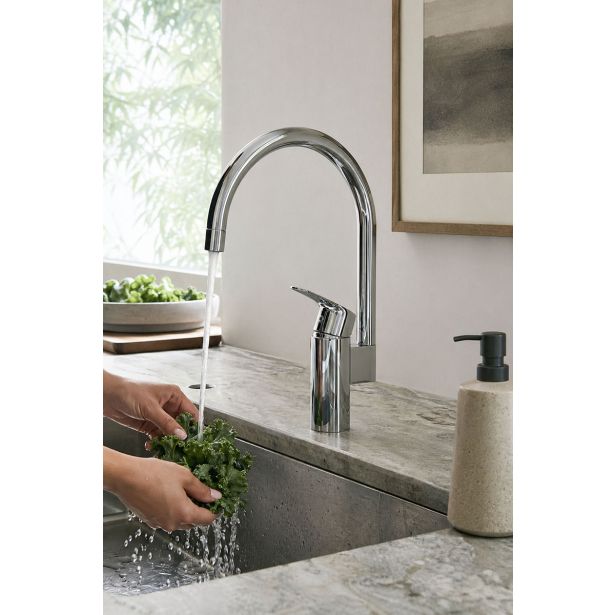 PIPA KUHINJSKA GROHE EUROSMART STOJEČA, POVIŠANA