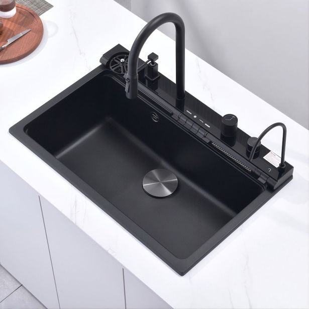 PIPA KUHINJSKA INTER CERAMIC SMART ZA KORITO 7567131MB ČRNA